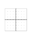 tvgrid 3 Empty coordinate system, rectangular, with points